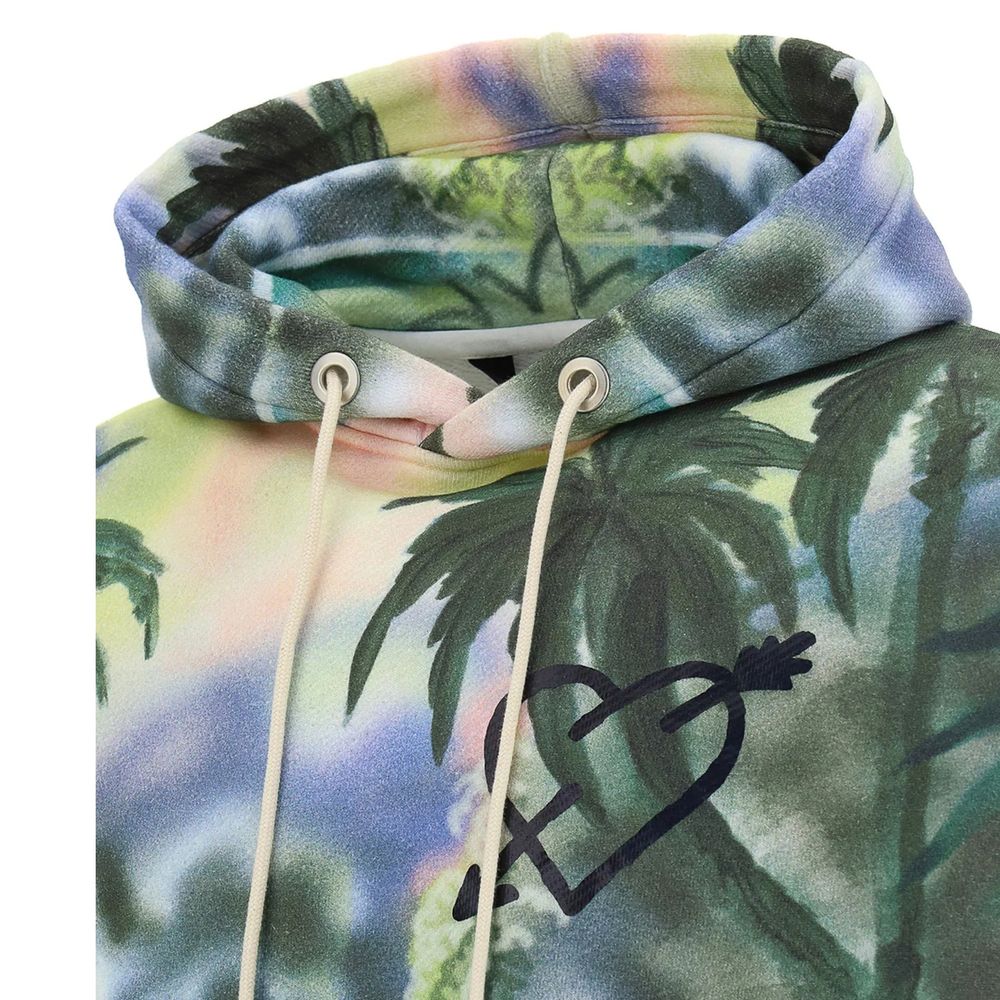 Palm Angels Zweifarbiger Baumwollpullover