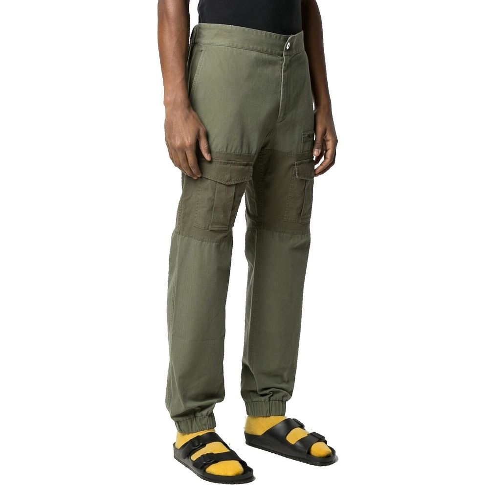 Palm Angels Zweifarbige Baumwoll-Cargohose