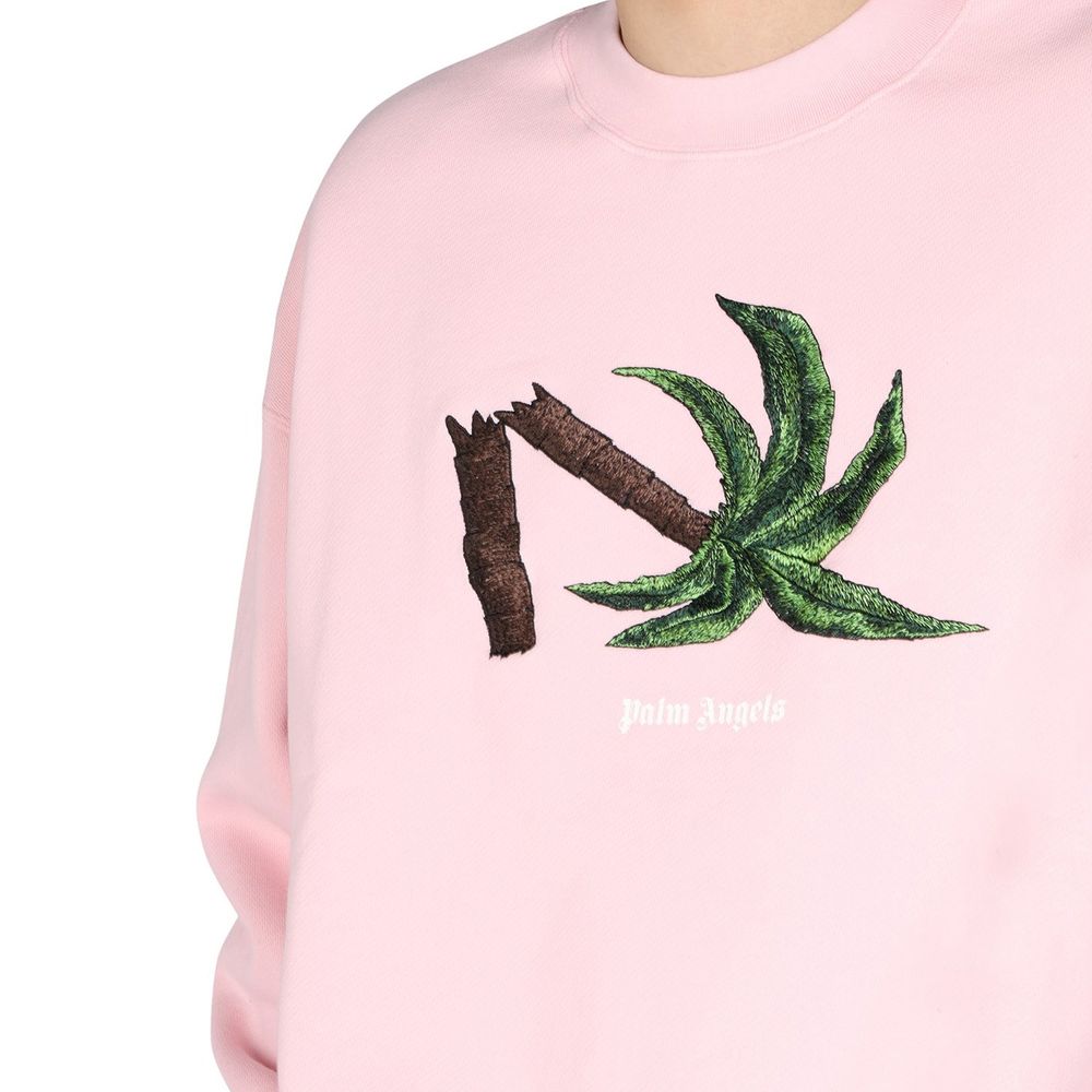 Palm Angels Mehrfarbiger Baumwollpullover