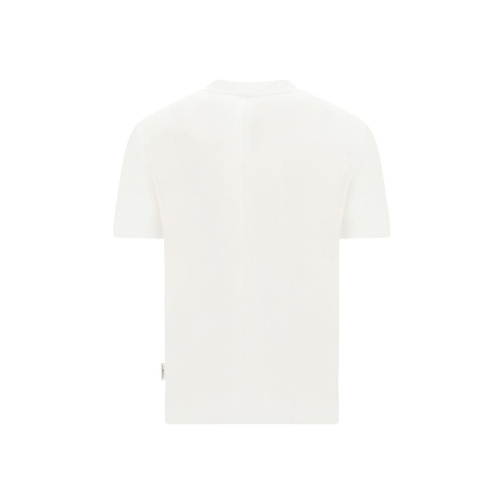 Paolo Pecora Milano Weißes Baumwoll-T-Shirt