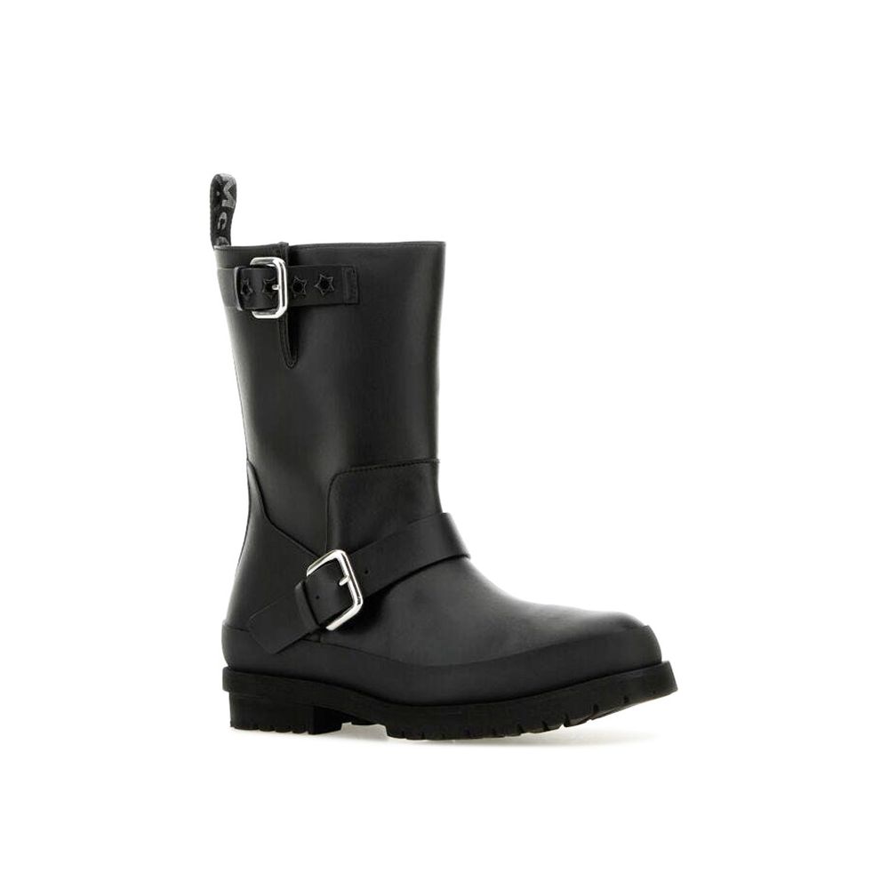 Stella McCartney Schwarze Schnürstiefel aus Polyester