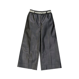 Stella McCartney Schwarze Lederhose