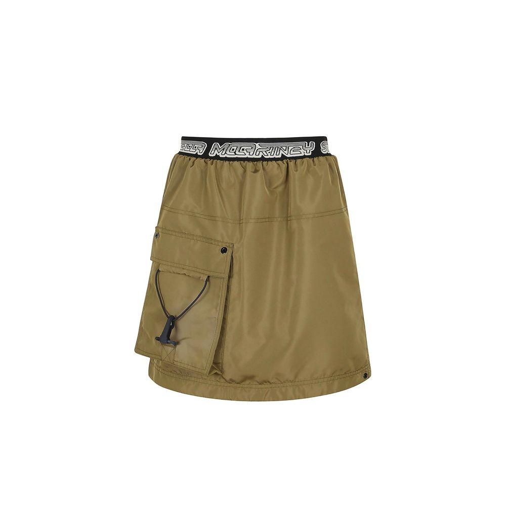 Stella McCartney Minirock aus Polyester in Bicolor-Optik