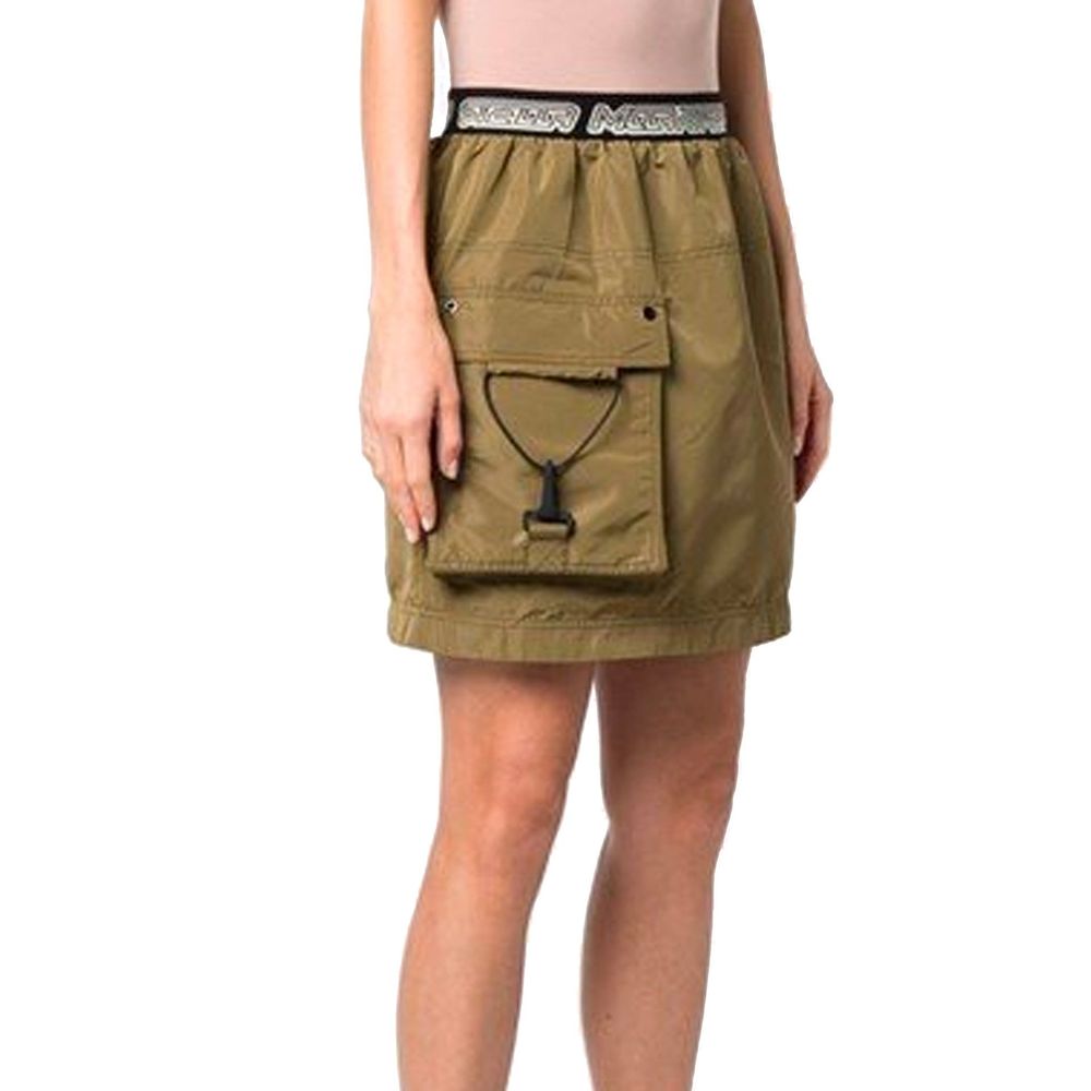 Stella McCartney Minirock aus Polyester in Bicolor-Optik