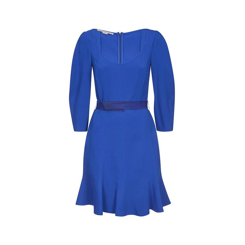 Stella McCartney Blaues Viskose-Freizeitkleid