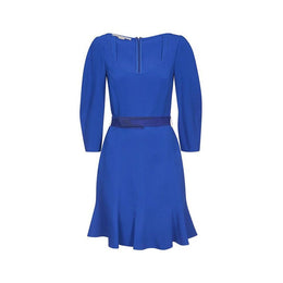 Stella McCartney Blaues Viskose-Freizeitkleid