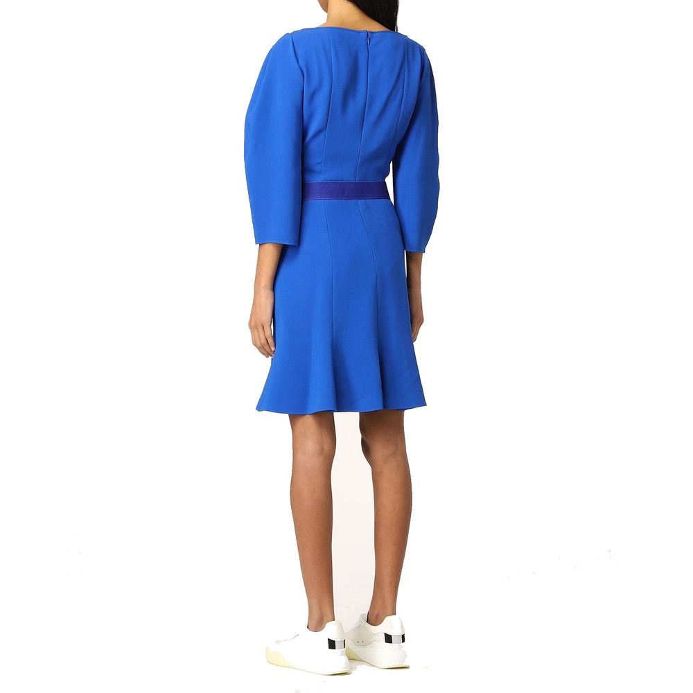 Stella McCartney Blaues Viskose-Freizeitkleid