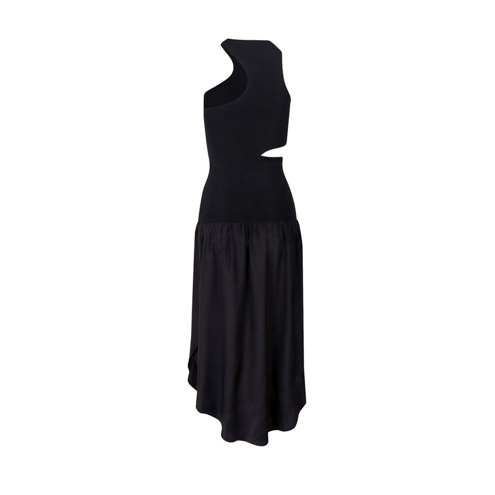 Stella McCartney Schwarzes Seiden-Casual-Kleid