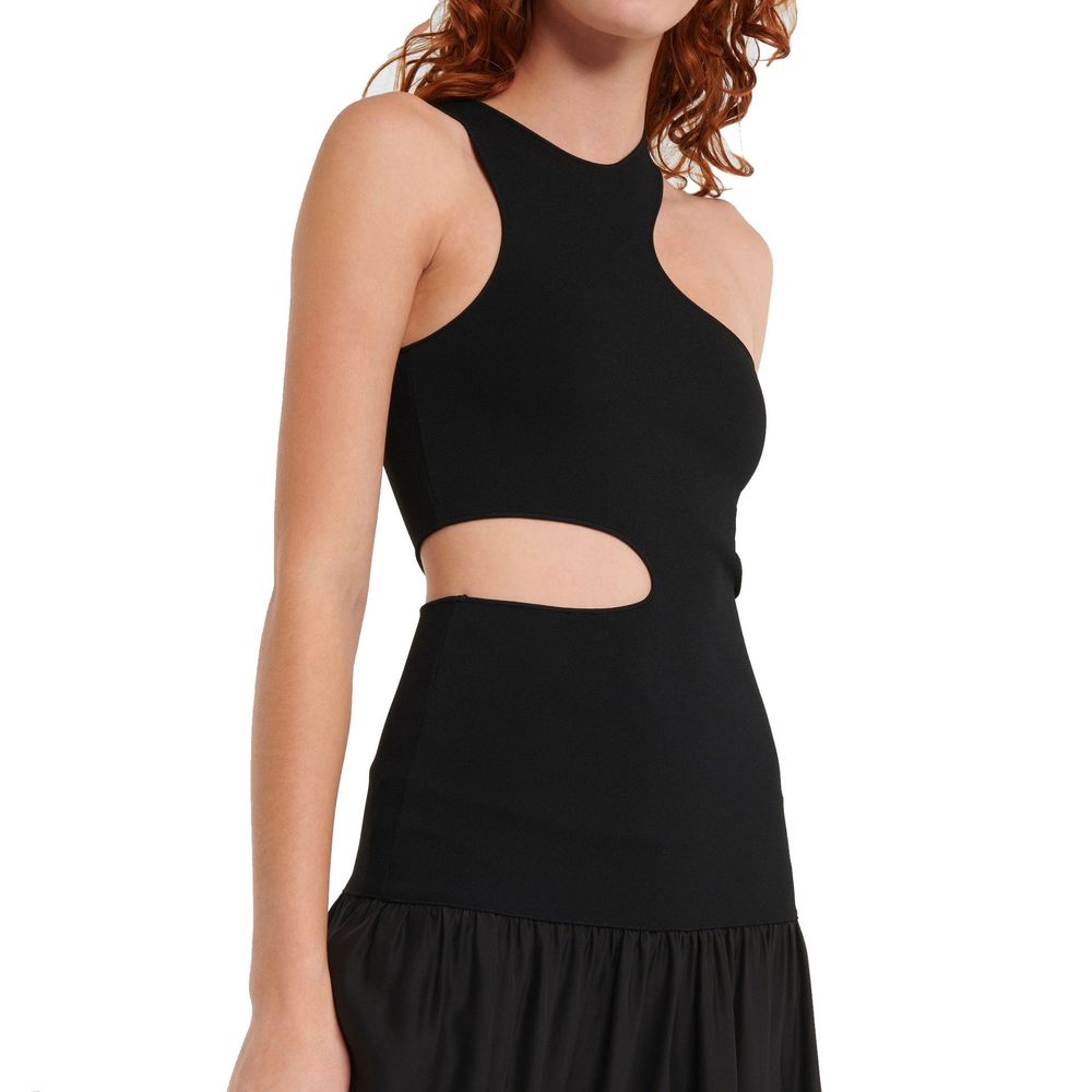 Stella McCartney Schwarzes Seiden-Casual-Kleid