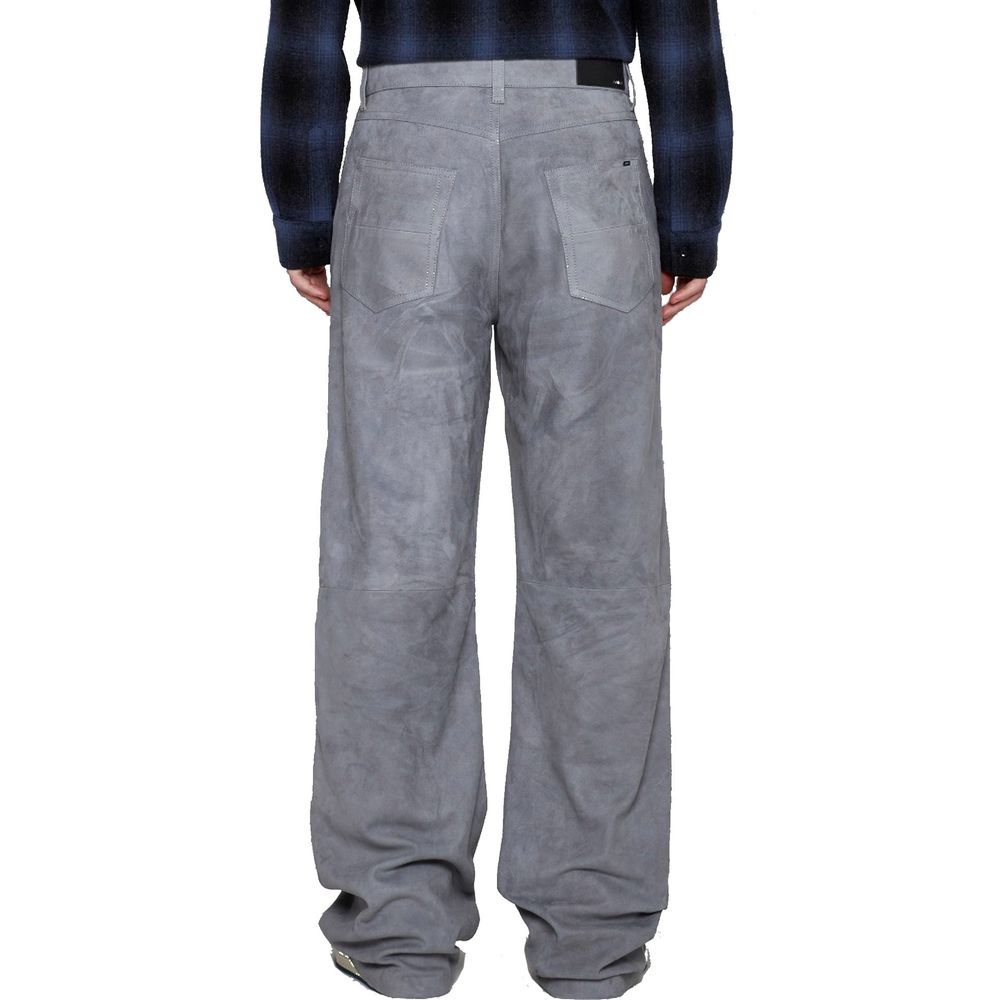 Amiri Graue Lederhose