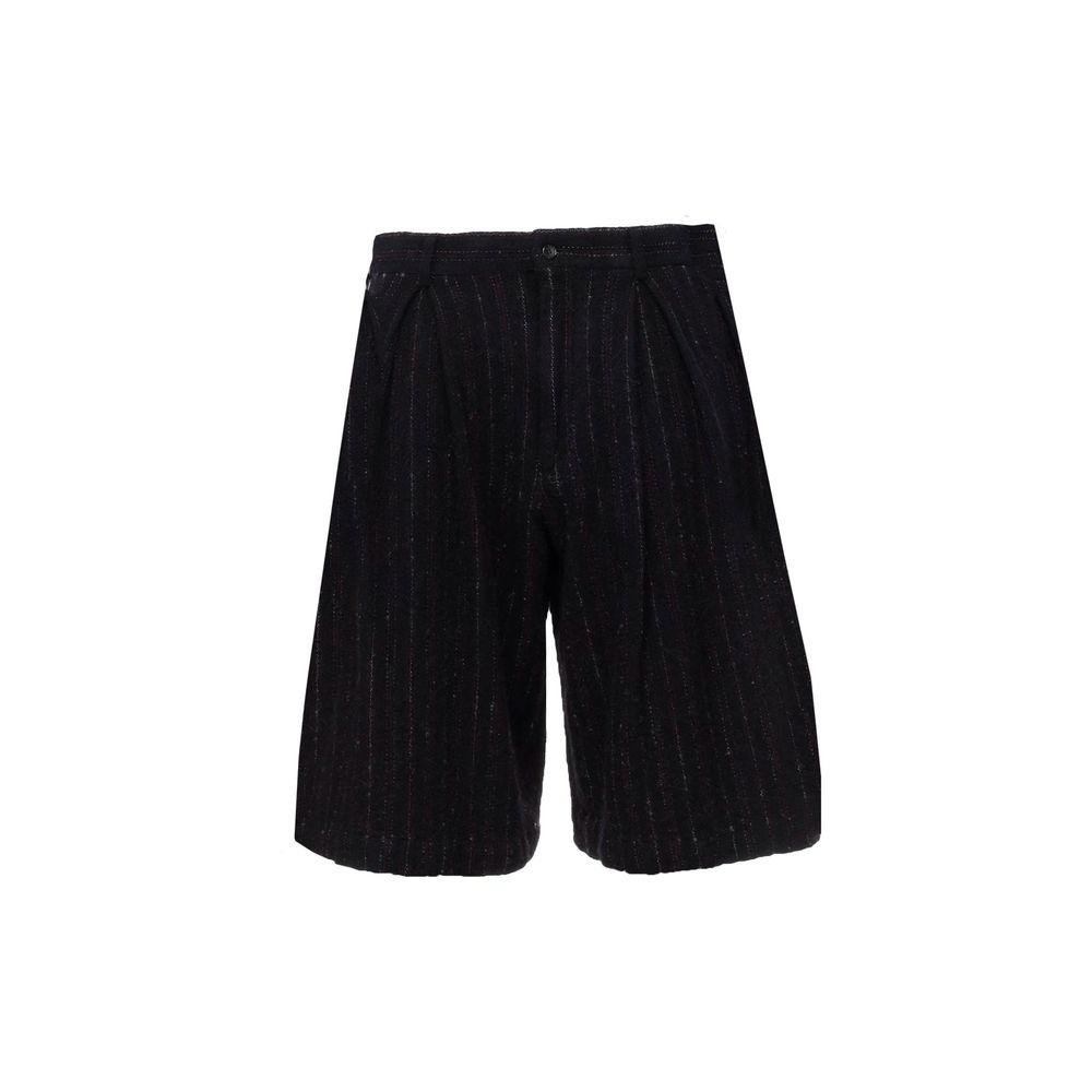 Comme Des Garçons Schwarz Nylon Knielang