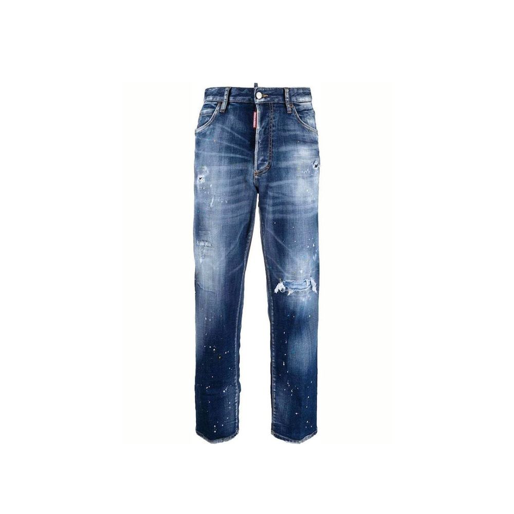 Dsquared² Blaue Baumwolljeans Denim