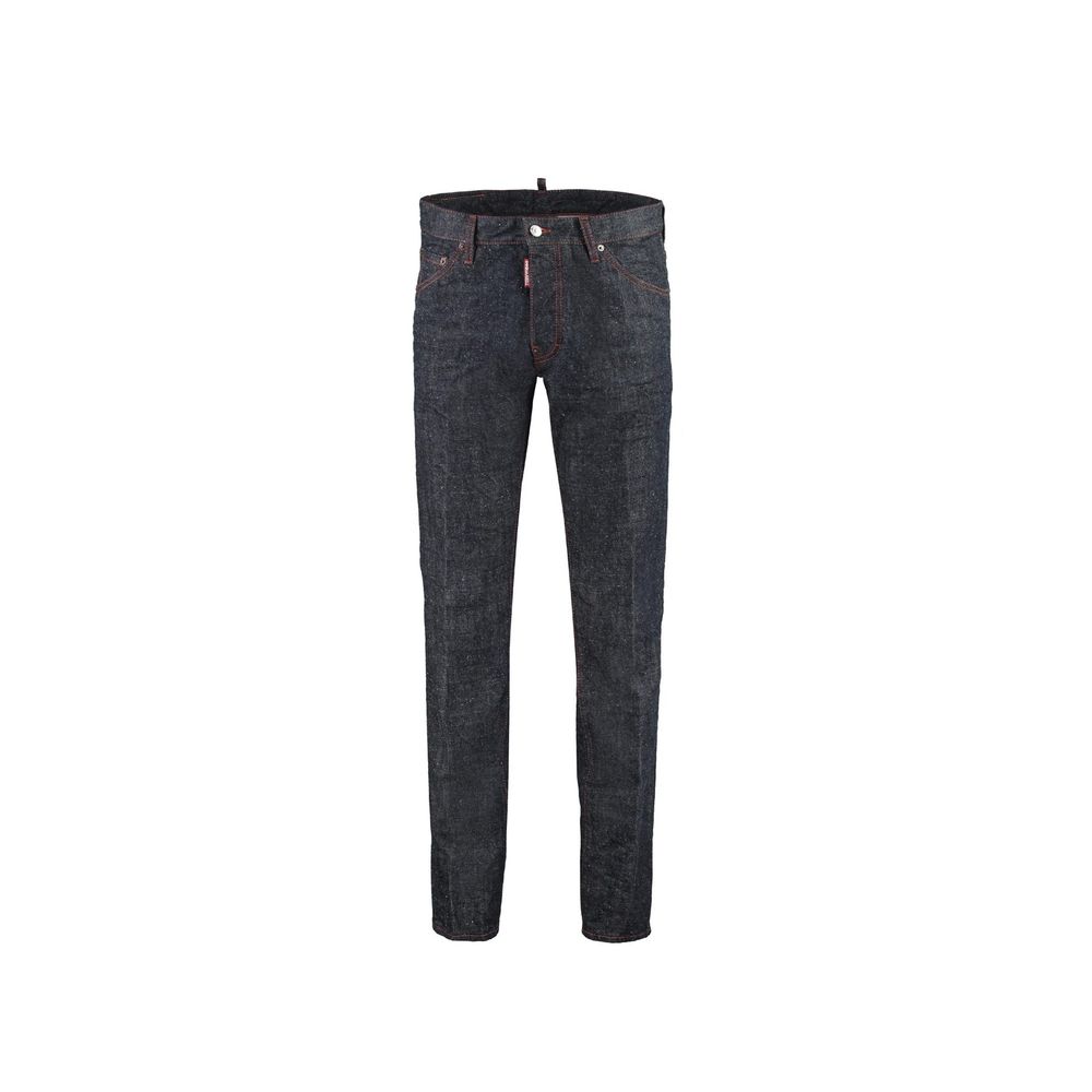 Dsquared² Blaue Baumwoll-Skinny-Jeans
