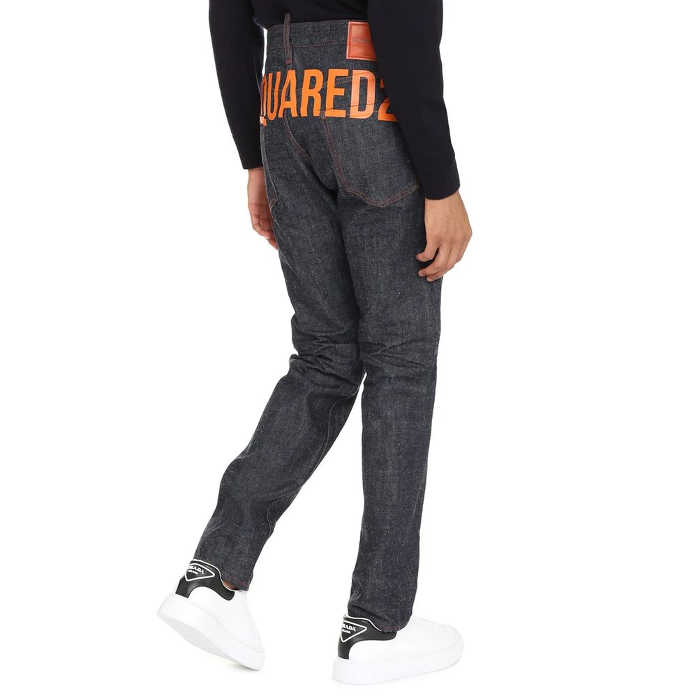 Dsquared² Blaue Baumwoll-Skinny-Jeans