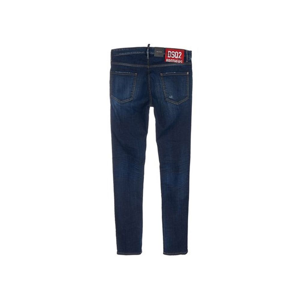Dsquared² Blaue Baumwoll-Skinny-Jeans