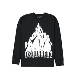 Dsquared² Schwarzer Baumwoll-Sweatshirt