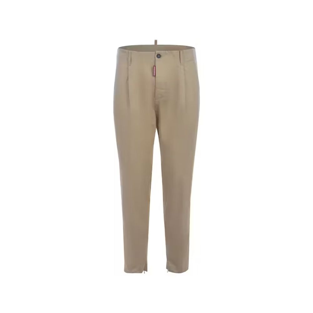 Dsquared² Beige Baumwoll-Chino-Hose