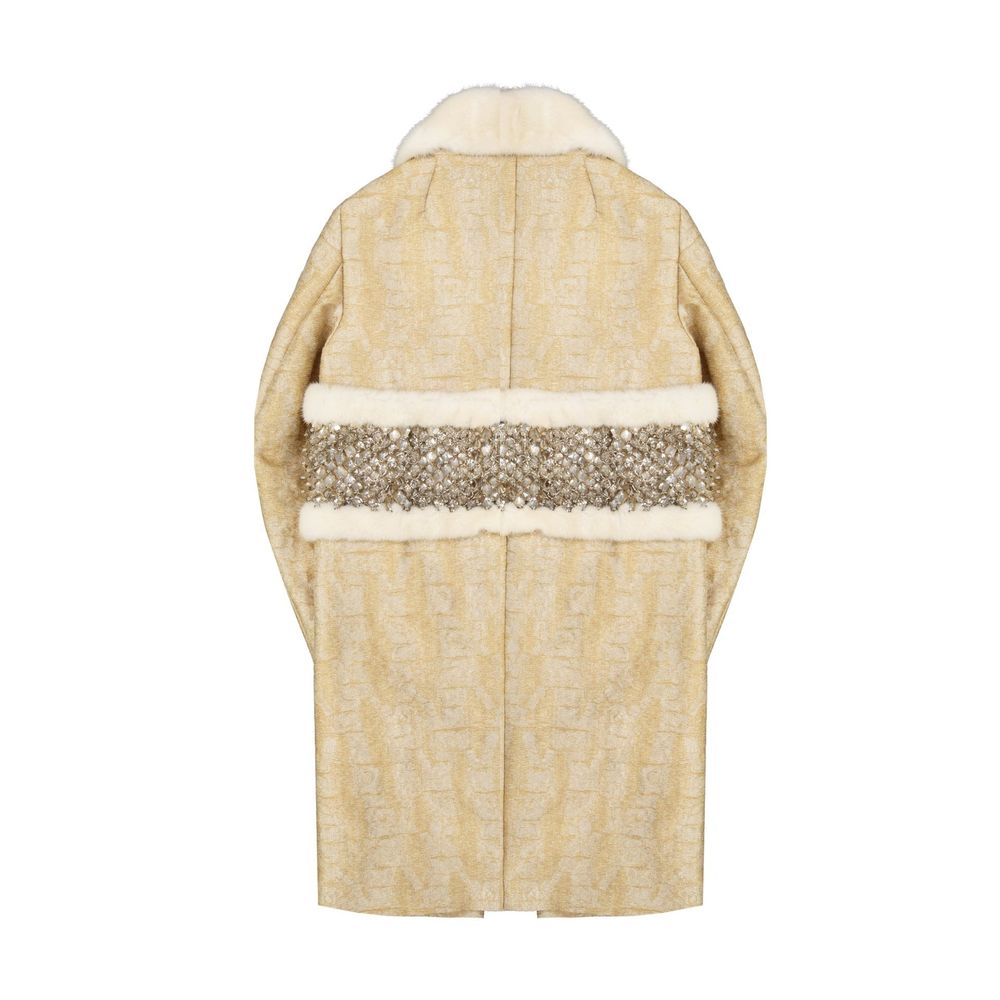 Dsquared² Beiger Polyamid-Mantel