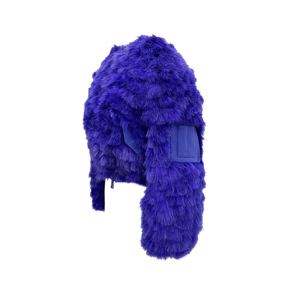 Dsquared² Blaue Feder Bomberjacke