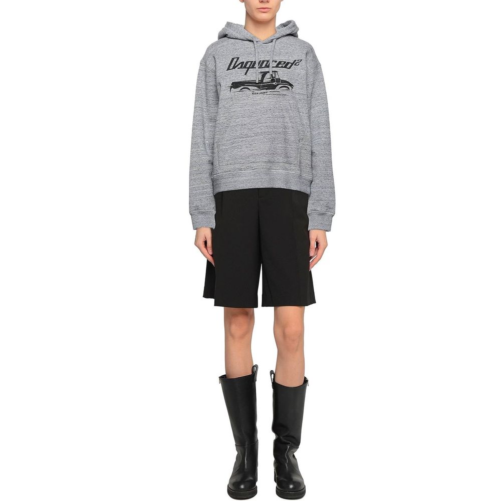 Dsquared² Grauer Baumwollpullover