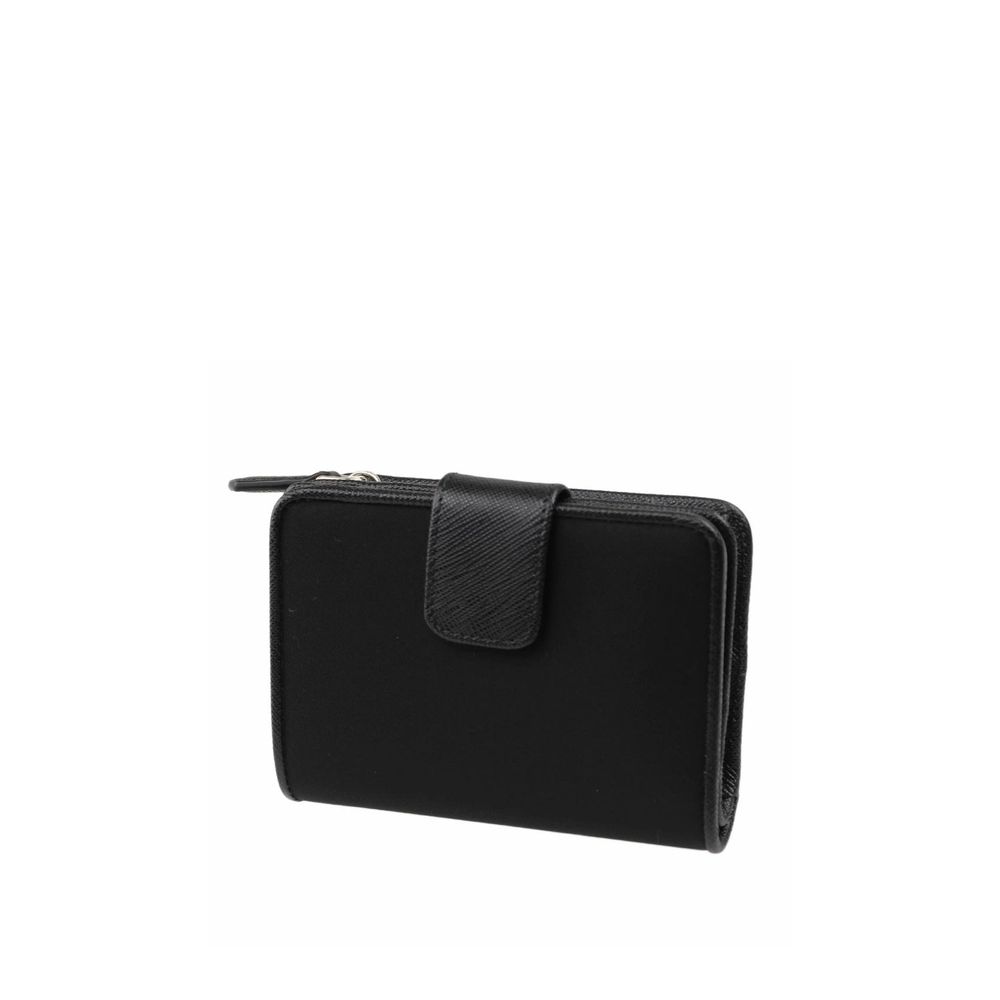 Prada Schwarzes Nylon Portemonnaie