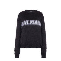 Balmain Schwarzer Sweatshirt aus Mohair