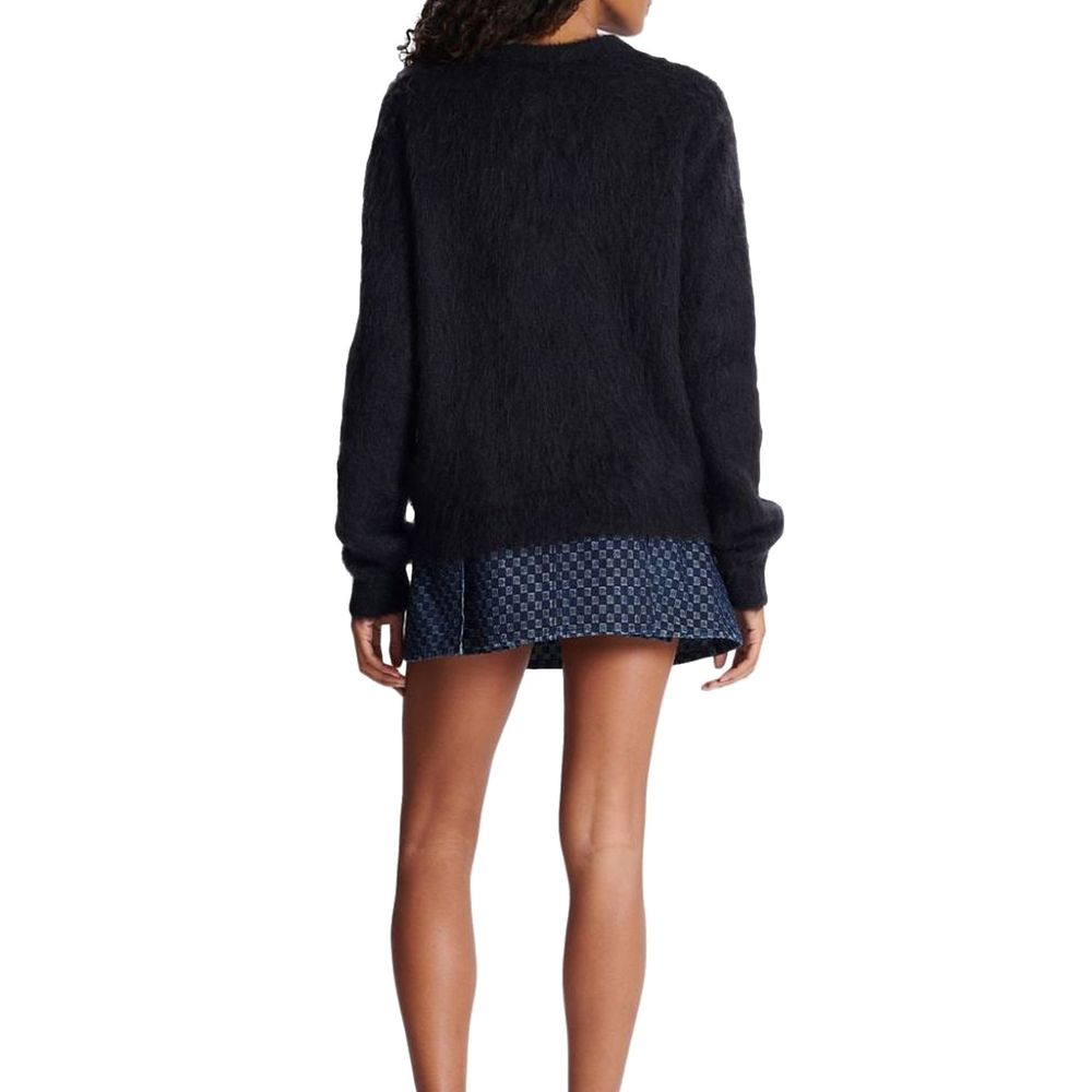 Balmain Schwarzer Sweatshirt aus Mohair