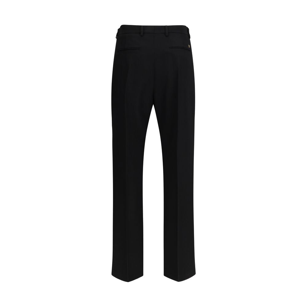 Valentino Garavani Schwarze Wollhose aus Fleece
