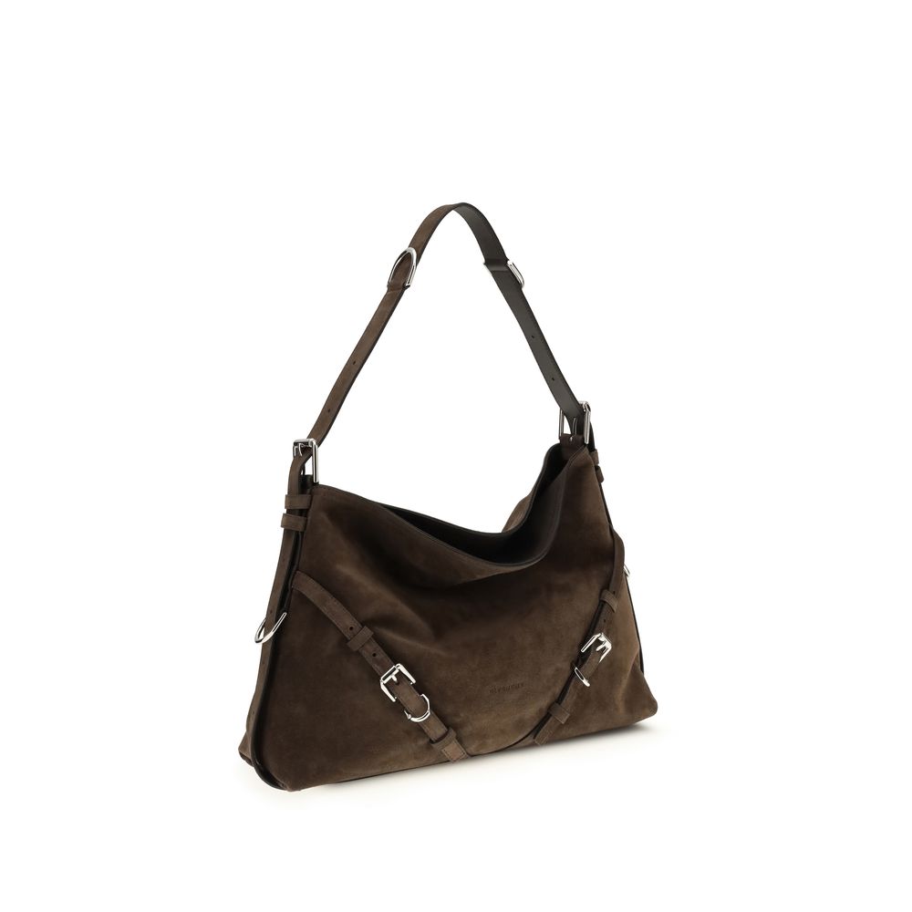 Givenchy Schwarze Bos Taurus Kalbsleder Schultertasche