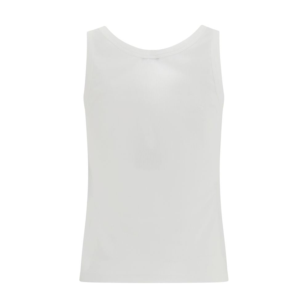 Versace Weiße Baumwoll-Tanktops