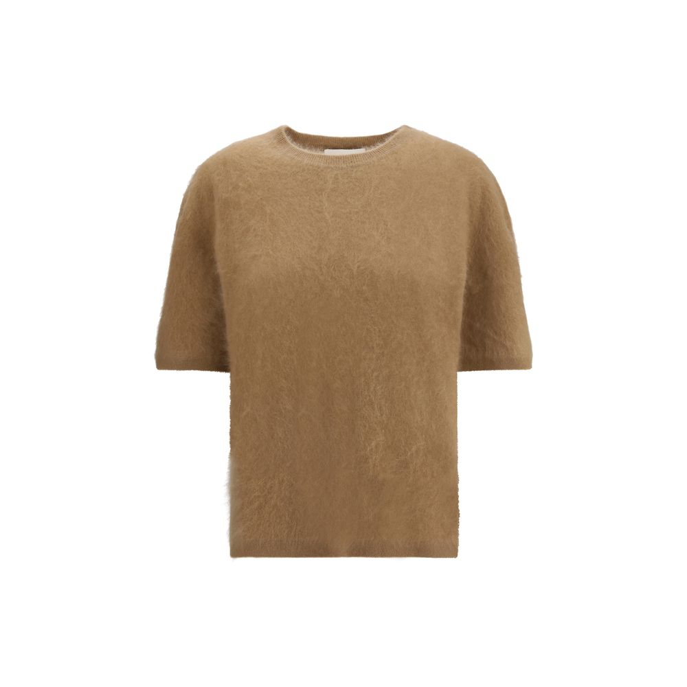 Lisa Yang Brauner Kaschmirpullover