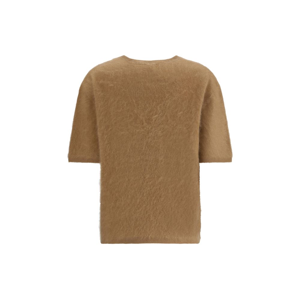 Lisa Yang Brauner Kaschmirpullover
