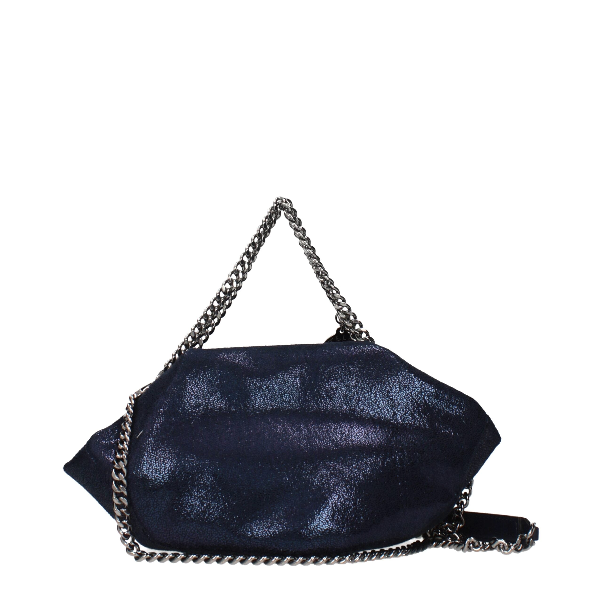 Stella McCartney Blaue Lederhandtasche