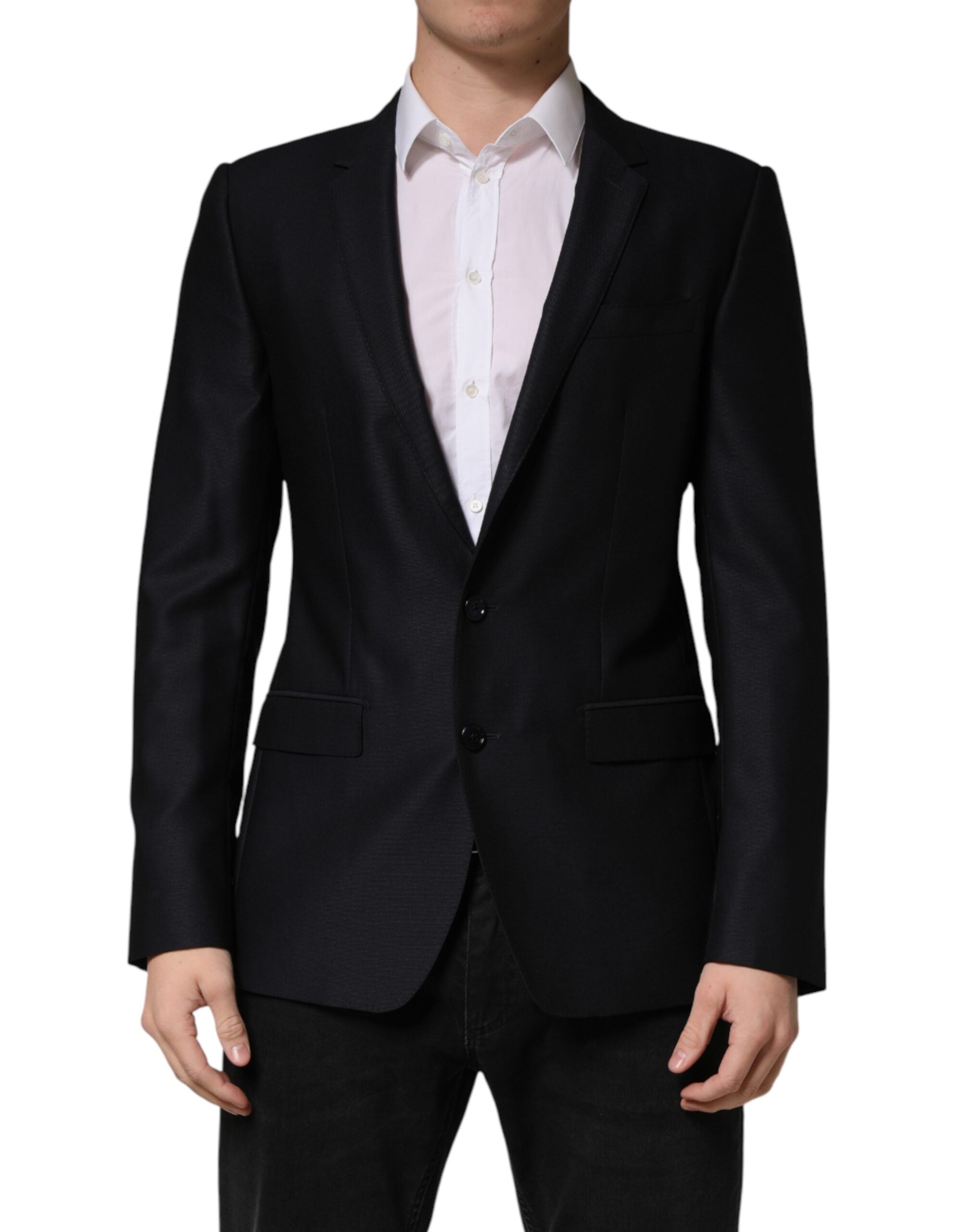 Dolce & Gabbana Schwarzer MARTINI Sakko mit Einreiher