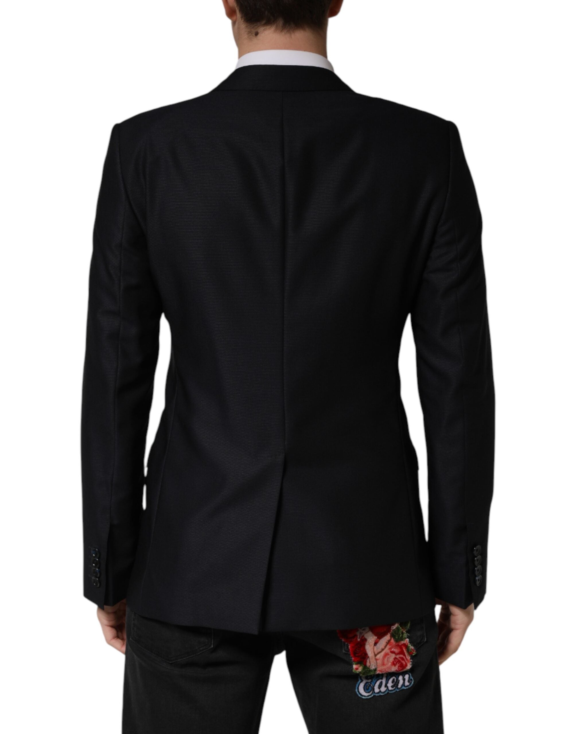 Dolce & Gabbana Schwarzer MARTINI Sakko mit Einreiher