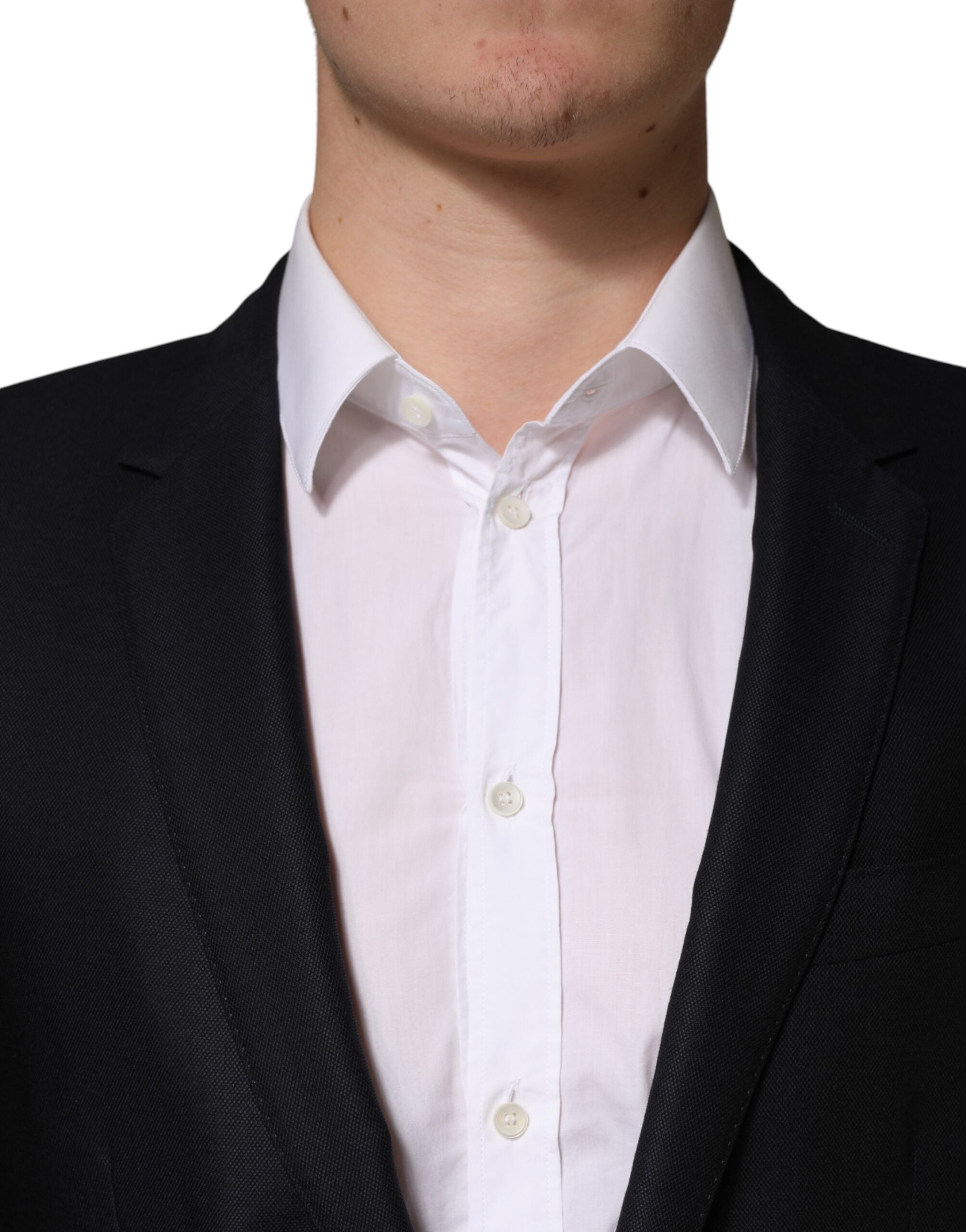 Dolce & Gabbana Schwarzer MARTINI Sakko mit Einreiher