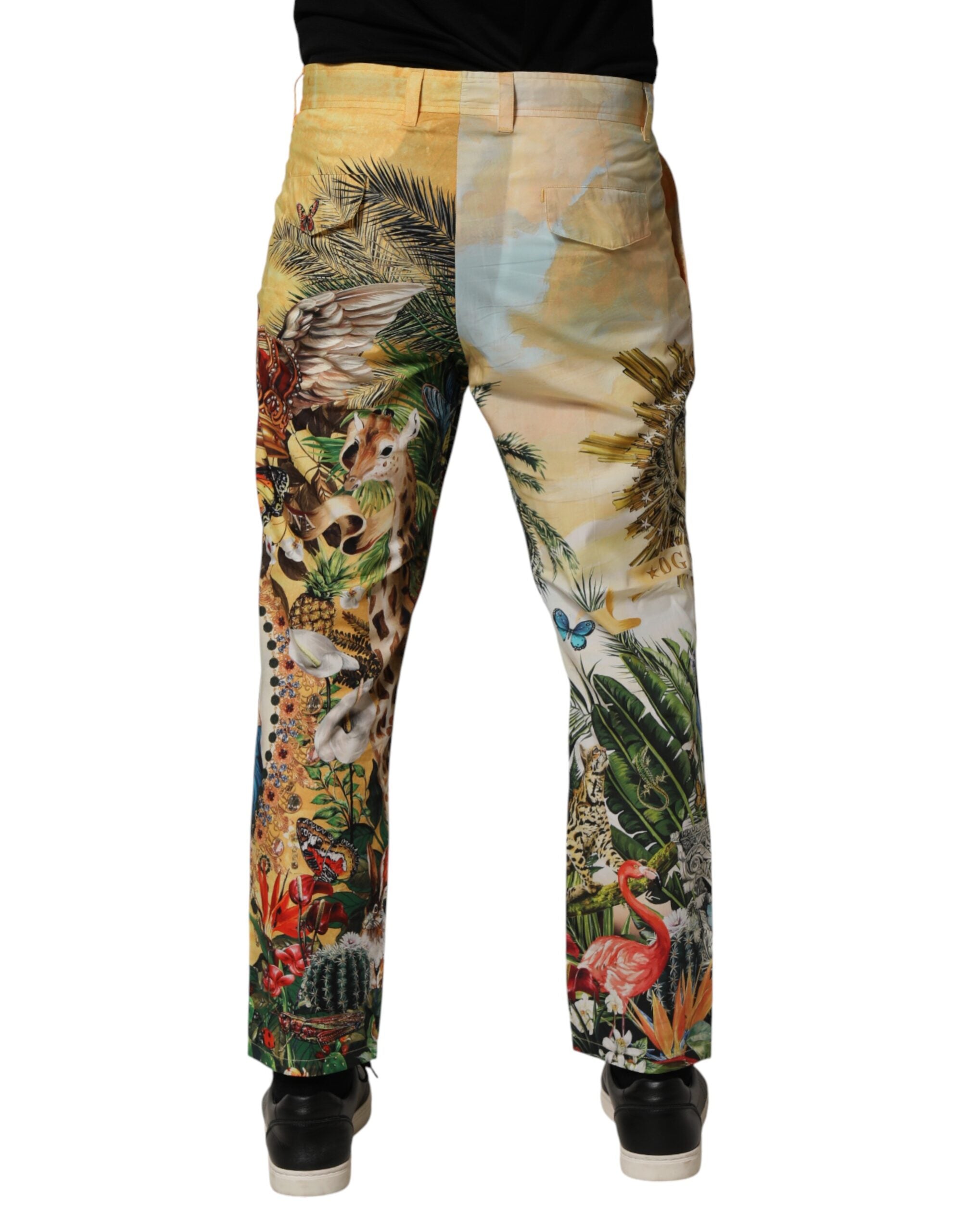 Dolce & Gabbana Multicolor Tropical King Lounge Hose