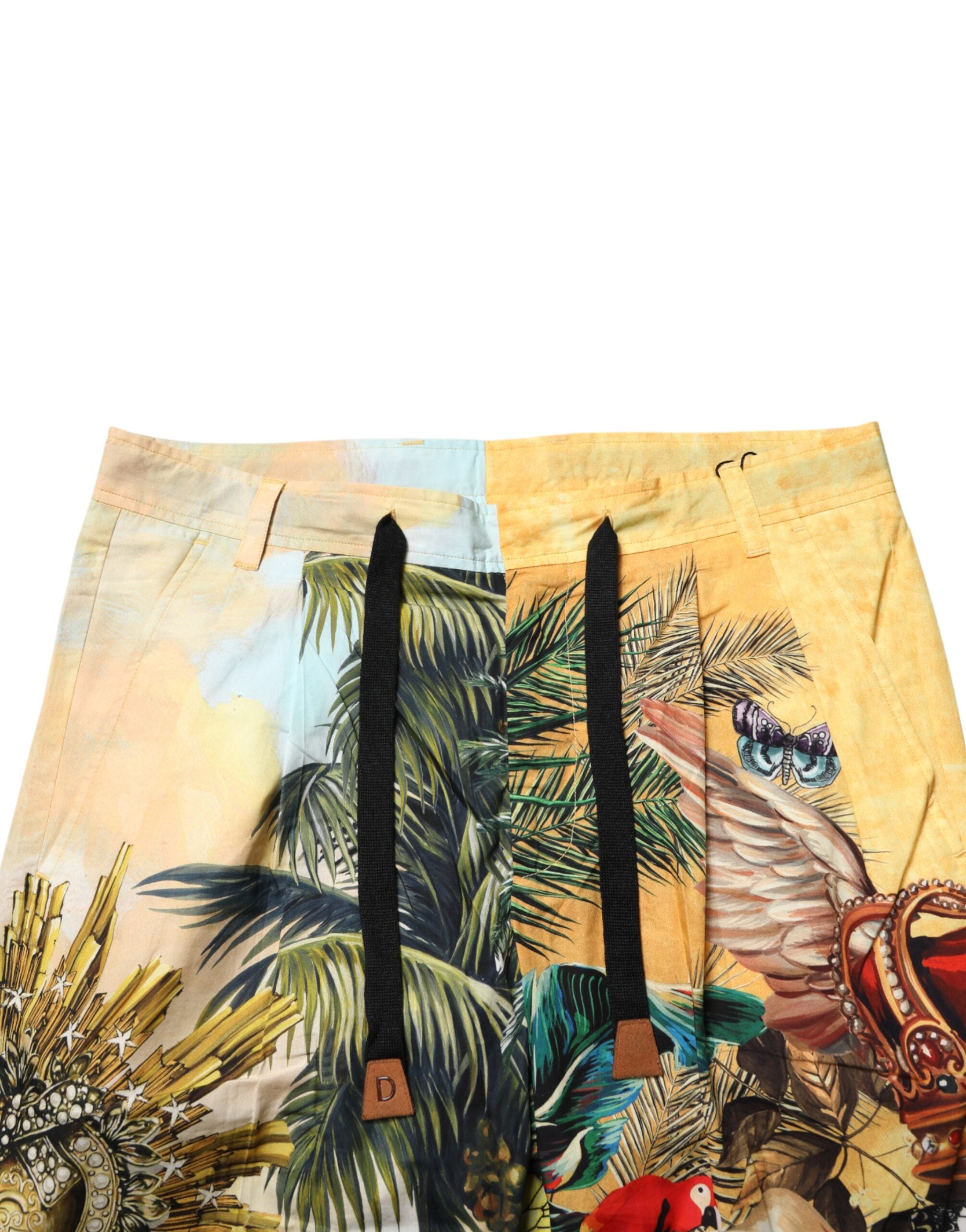 Dolce & Gabbana Multicolor Tropical King Lounge Hose