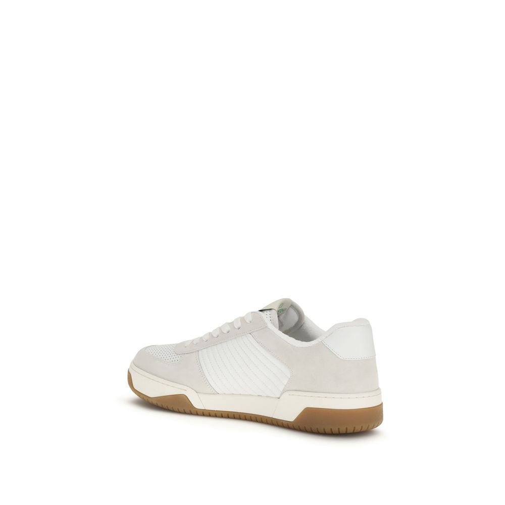 Valentino Garavani Weiße Kalbsleder Bos Taurus Athletic Sneaker