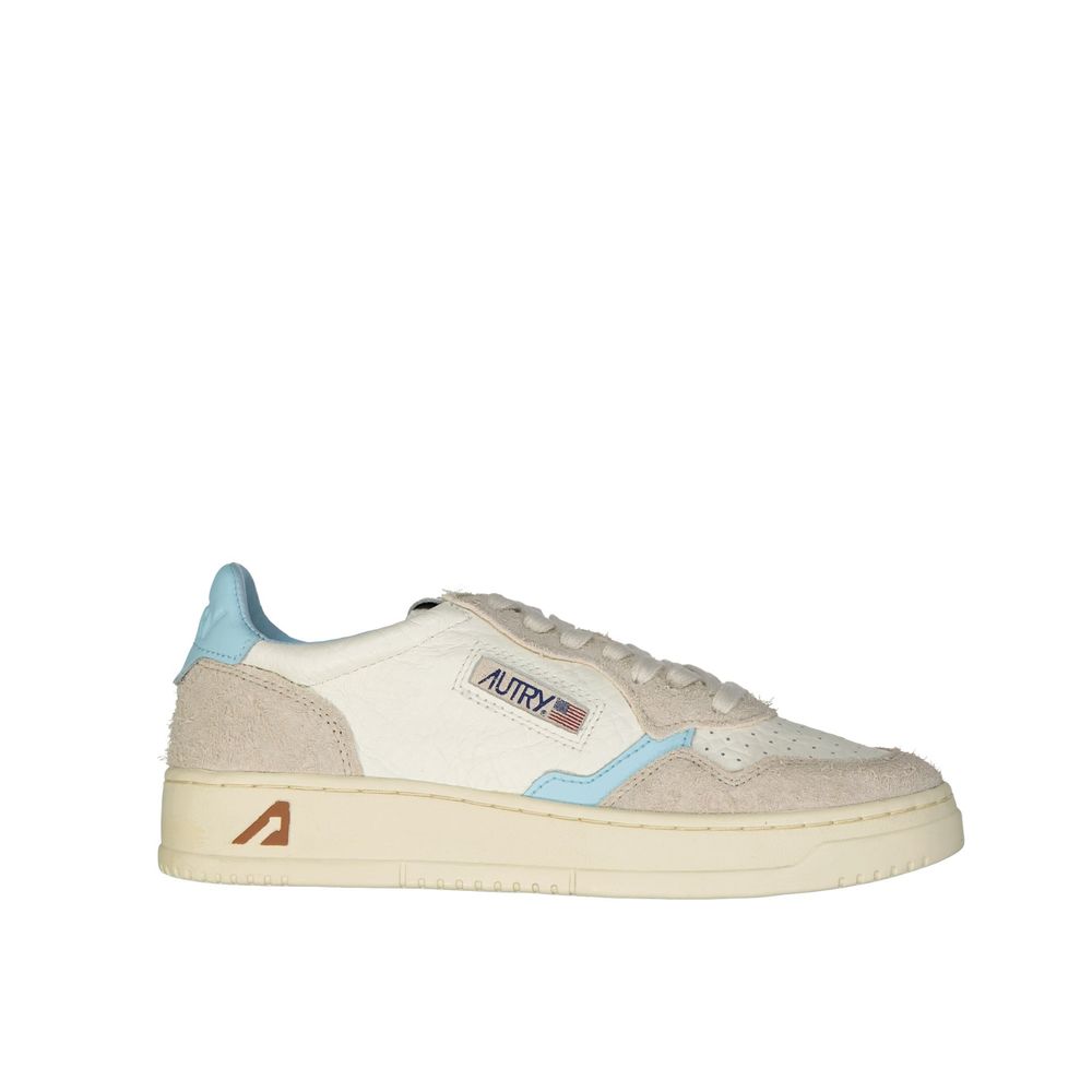 Autry Weiße Leder-Sneaker