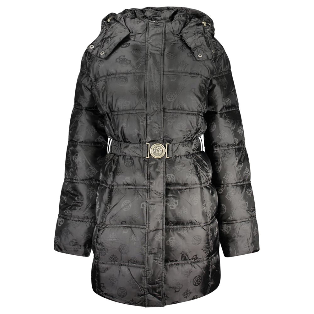 Guess Jeans Schwarze Damenjacke aus Polyamid