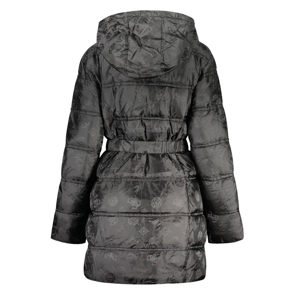 Guess Jeans Schwarze Damenjacke aus Polyamid