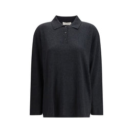 Lisa Yang Grauer Baumwollpullover