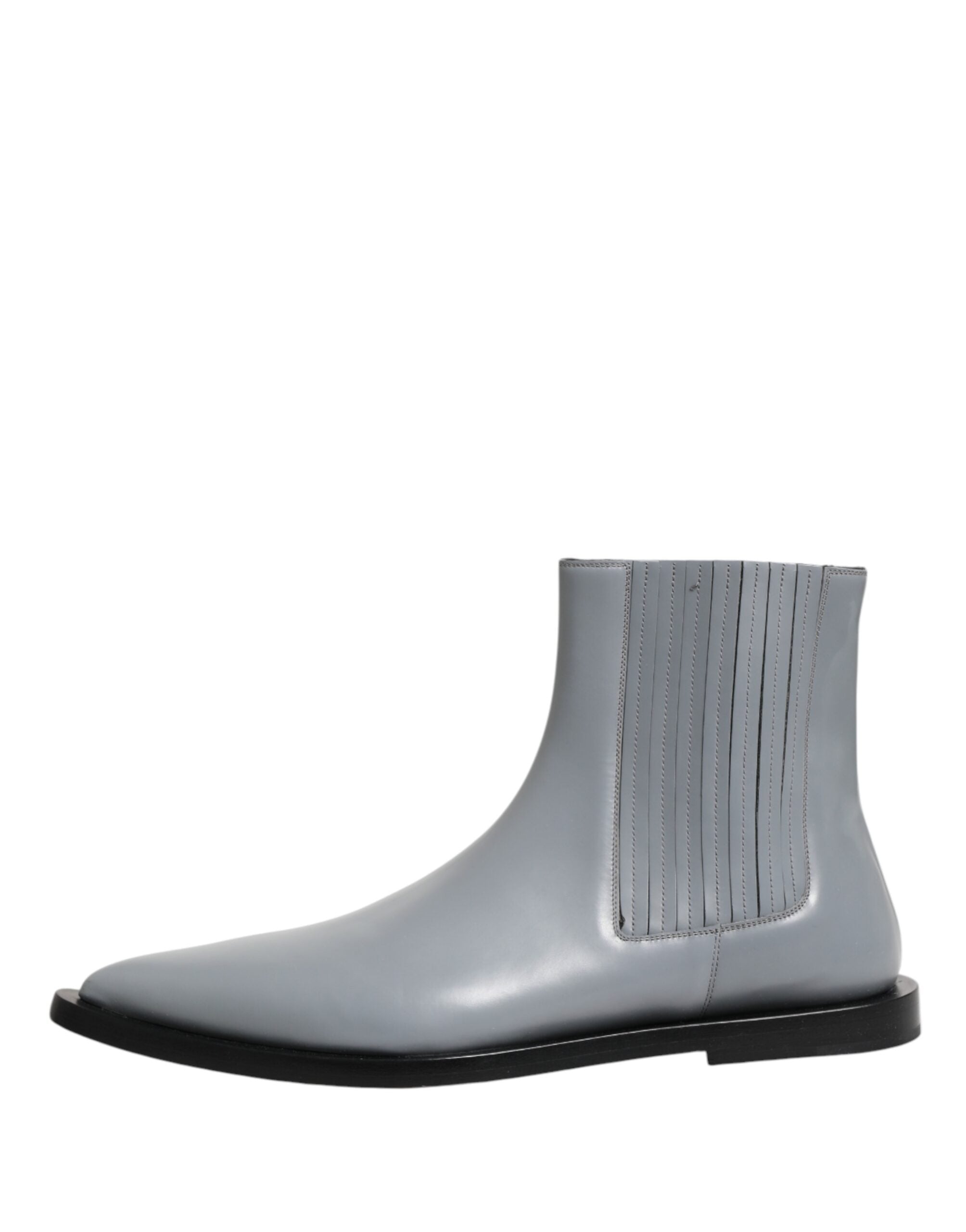Dolce & Gabbana Hellgraue Chelsea Ankle Boots