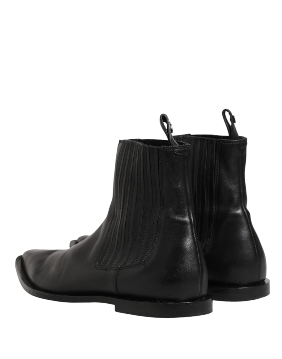 Dolce & Gabbana Schwarze Chelsea Herren Kurzschaft Stiefel Schuhe