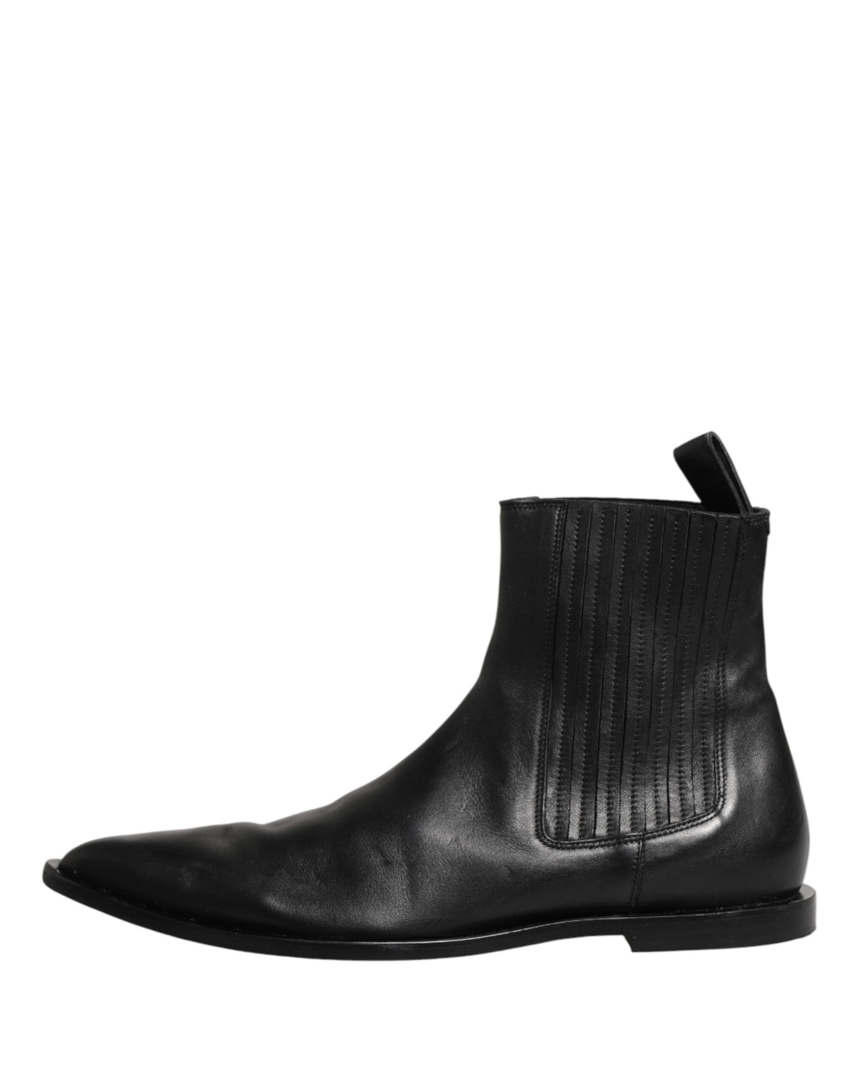 Dolce & Gabbana Schwarze Chelsea Herren Kurzschaft Stiefel Schuhe