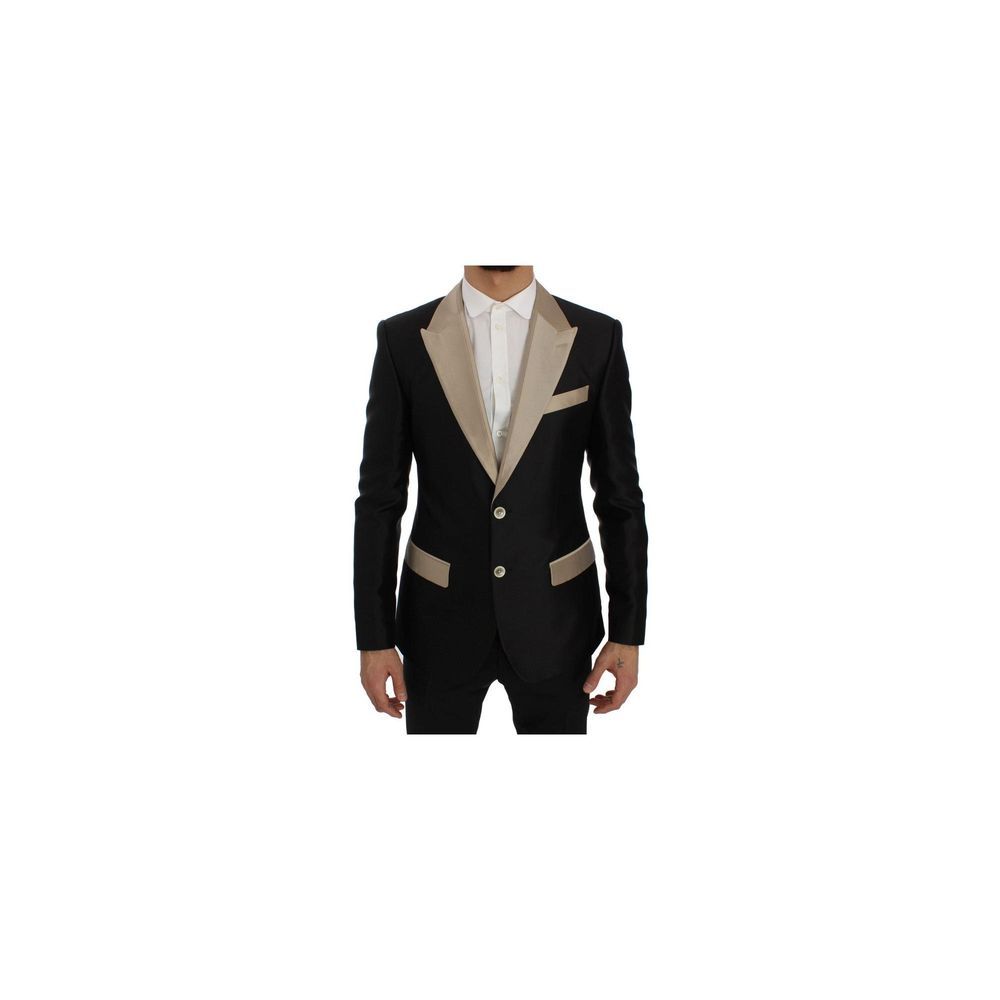 Dolce & Gabbana Schwarzer Seidenblazer