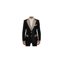 Dolce & Gabbana Schwarzer Seidenblazer
