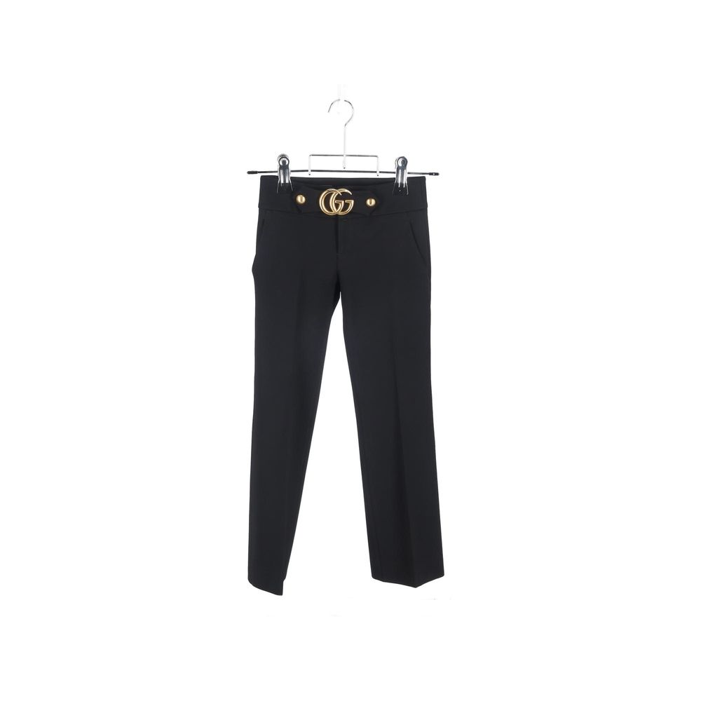 Gucci Schwarze Viskose-Anzughose