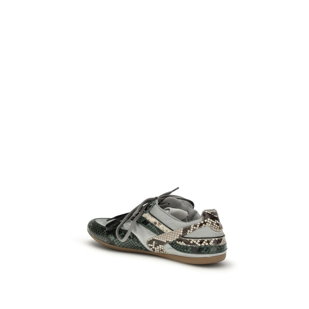 Miu Miu Graue Sneaker aus anderen Fasern